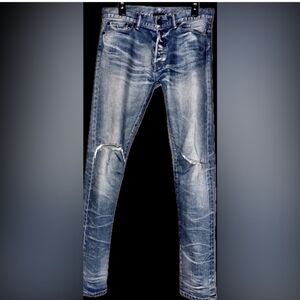 Men's Blue Jeans 30w Cast 2 Juliette John Elliott Japanese Denim Rare 98/2